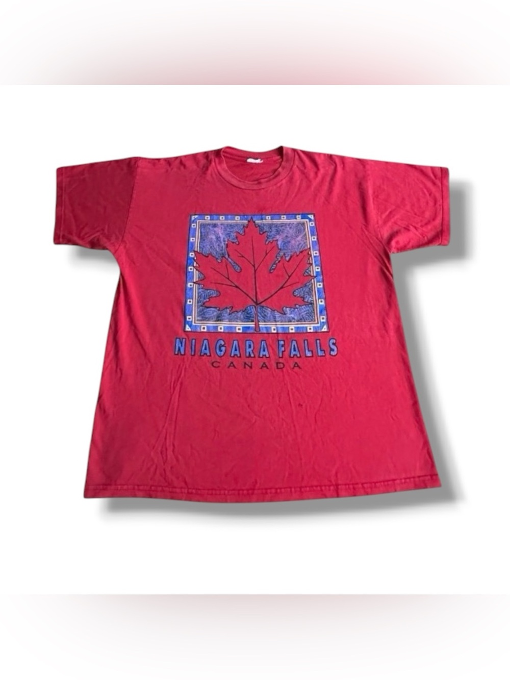 Men’s World Pro Niagara Falls Canada Maple Leaf T-Shirt
